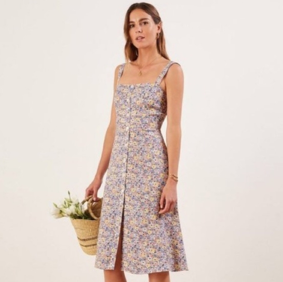 Reformation Dresses & Skirts - Reformation Persimmon Dress in Dolores RARE 6